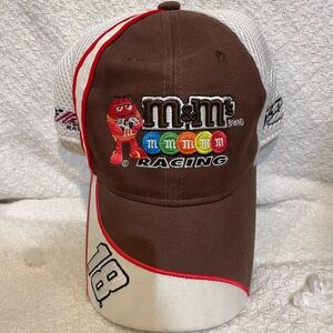 NASCAR #18 Kyle Busch M&M's Racing Hat Chase Authentics Adjustable Baseball Cap